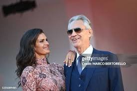 Andrea Bocelli and Enrica Cenzatti